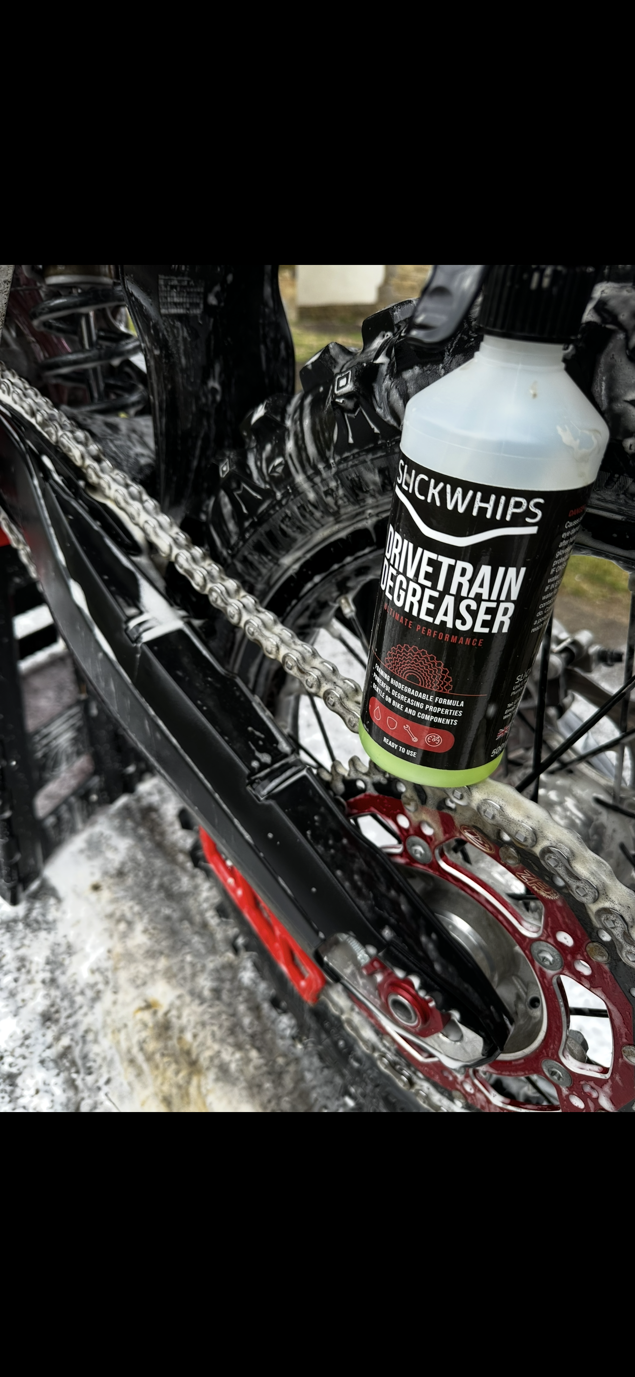 Slickwhips Citrus Drivetrain Degreaser 500ml - Powerful Biodegradable Degreaser