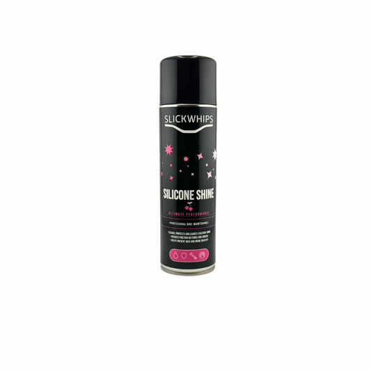 Slickwhips Silicone Shine 500ML - Cherry Scented Protection and Factory Shine Spray