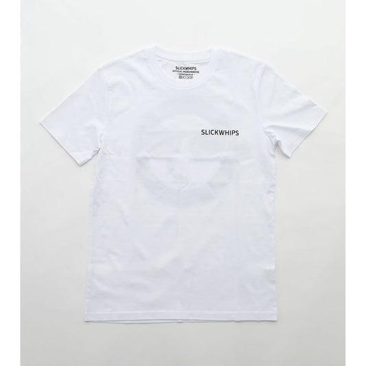 Slickwhips Smiley Adults T-Shirt in White