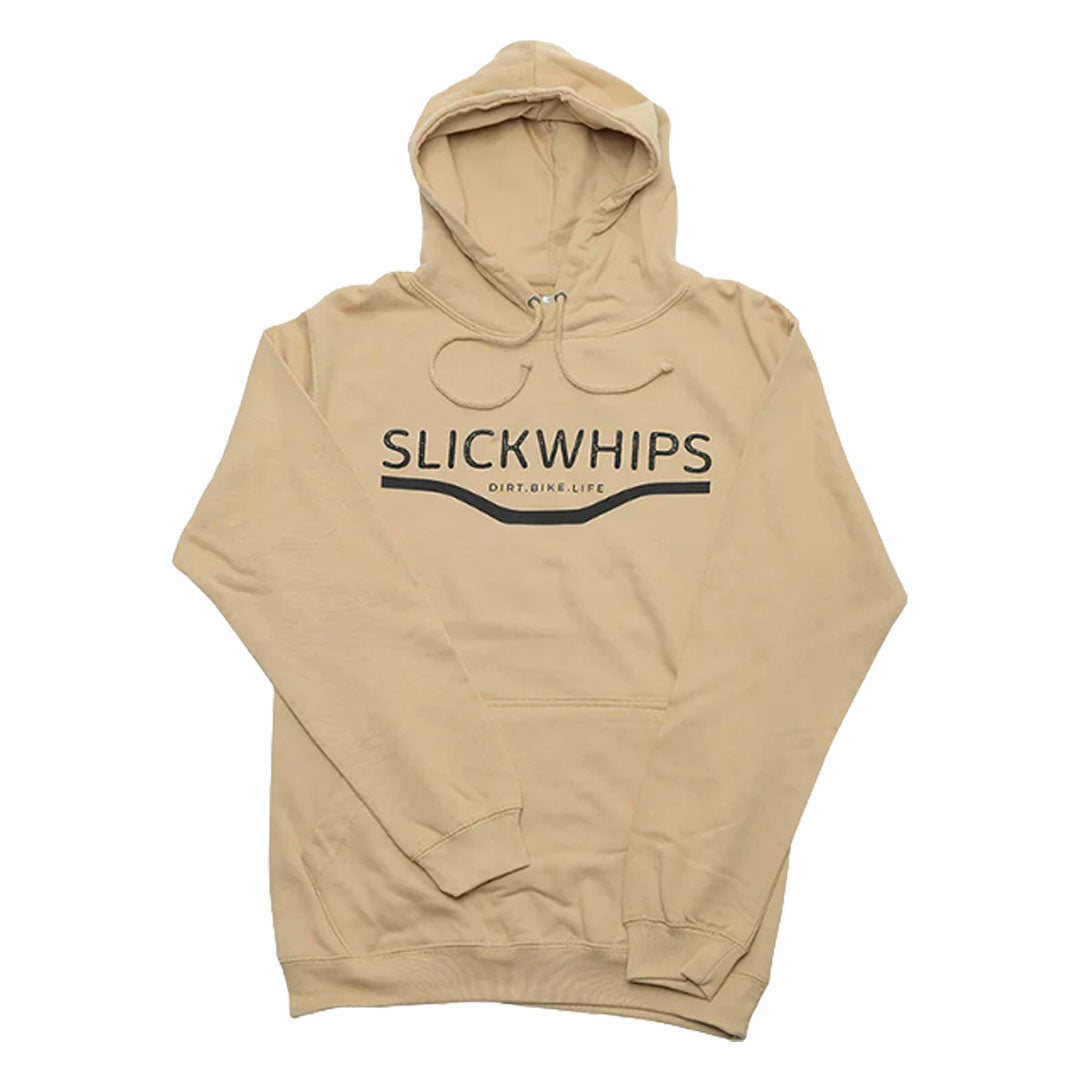 Slickwhips Adults Ride Premium Hoodie in Sand