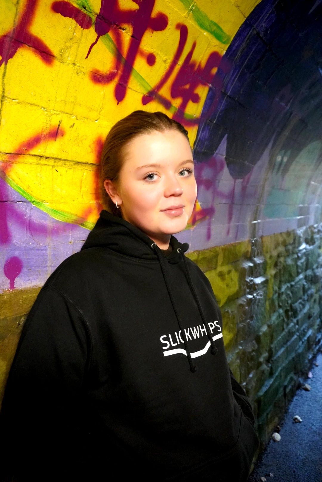 Slickwhips Adults Hoodie in Black