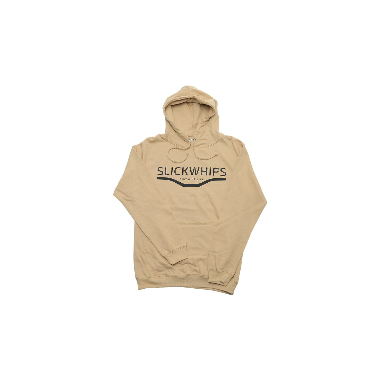 Slickwhips Adults Ride Premium Hoodie in Sand