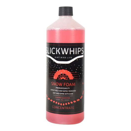 Slickwhips Snow Foam Bike Cleaner 1L - Cherry Scented Premium Foam Solution