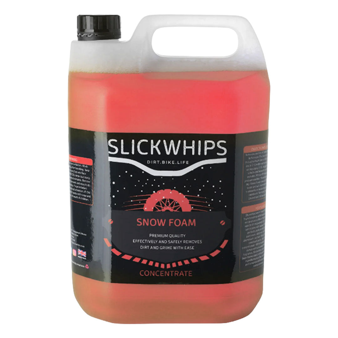 Slickwhips Snow Foam Bike Cleaner 5L - Cherry Scented Premium Foam Solution